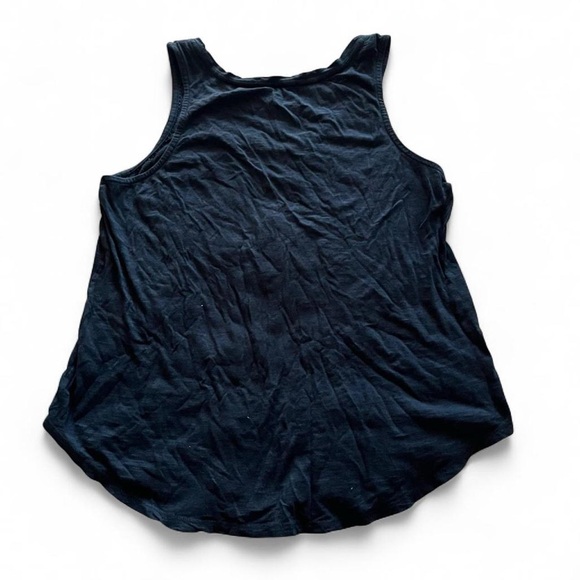 Lucky Brand Navy Embroidered Peacock Rare Tank Top - Picture 3 of 3